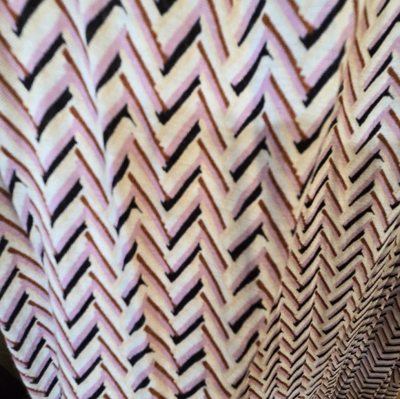 Loft Black, Pink and White Patterned Dress - Picture 5 of 7